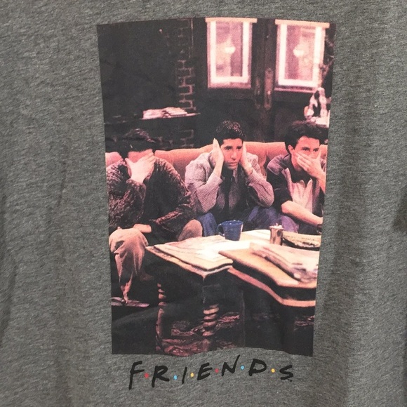 Friends Men’s Pajama Set - Black/Gray New X-Large - Picture 3 of 6